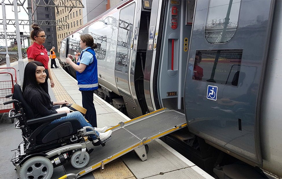 transport trains wheelchair access